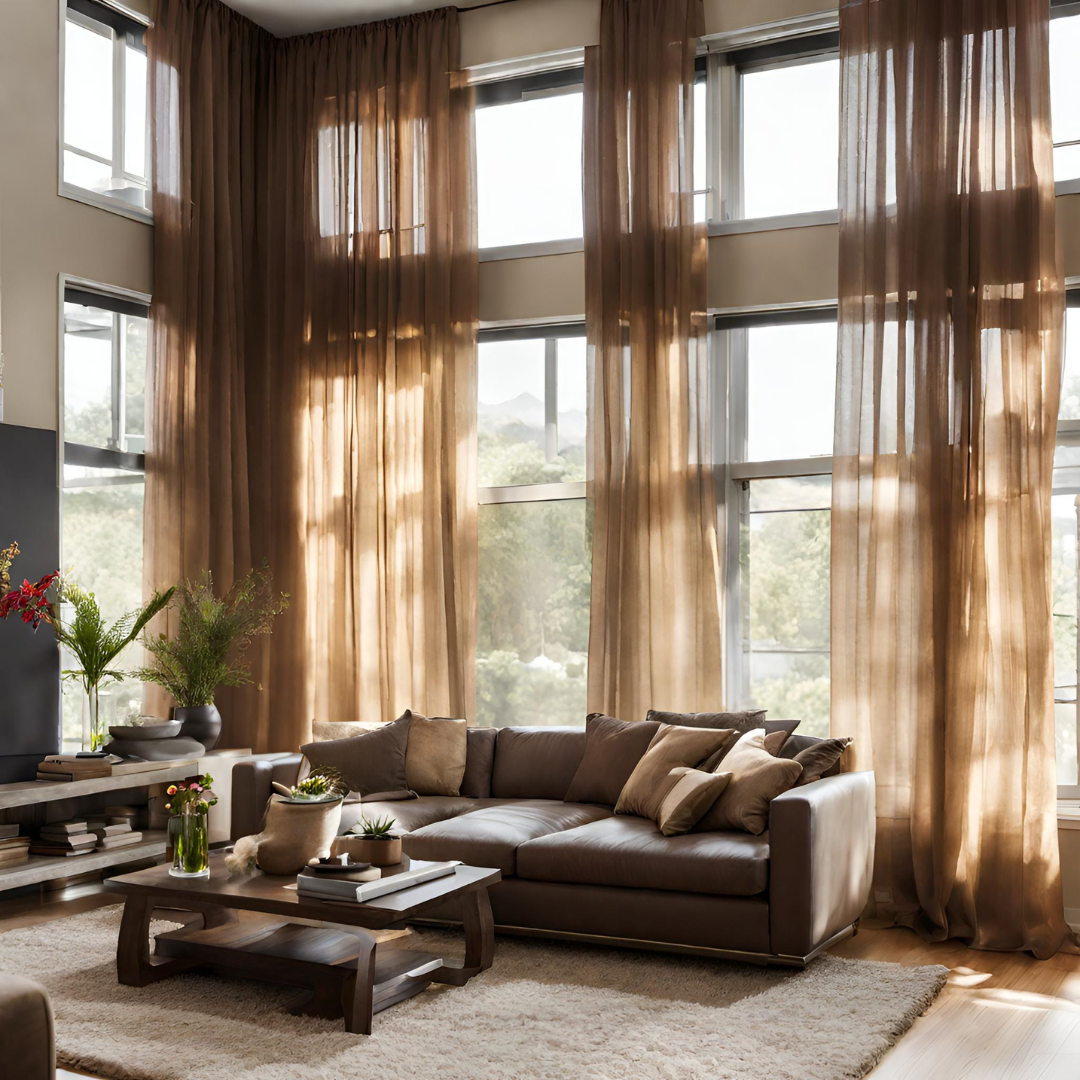 Plain Sheer Curtain - Brown
No Sales Tax Collected outside New York. Free Shipping to 48 states. Please visit Shipping Policy
DecorPassionsPlain Sheer Curtain - Brown