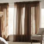Plain Sheer Curtain - Brown
No Sales Tax Collected outside New York. Free Shipping to 48 states. Please visit Shipping Policy
DecorPassionsPlain Sheer Curtain - Brown