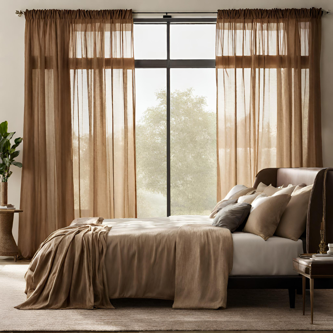 Plain Sheer Curtain - Brown
No Sales Tax Collected outside New York. Free Shipping to 48 states. Please visit Shipping Policy
DecorPassionsPlain Sheer Curtain - Brown