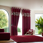 Floral Pattern Lasercut Curtain / Drapes In Premium Velvet Fabric
No Sales Tax Collected outside New York. Free Shipping to 48 states. Please visit Shipping Policy
DecorPassionsFloral Pattern Lasercut Curtain / Drapes