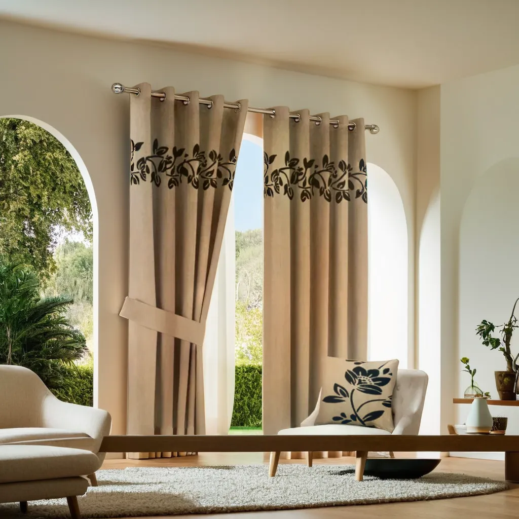 Floral Pattern Lasercut Curtain / Drapes In Premium Velvet Fabric
No Sales Tax Collected outside New York. Free Shipping to 48 states. Please visit Shipping Policy
DecorPassionsFloral Pattern Lasercut Curtain / Drapes