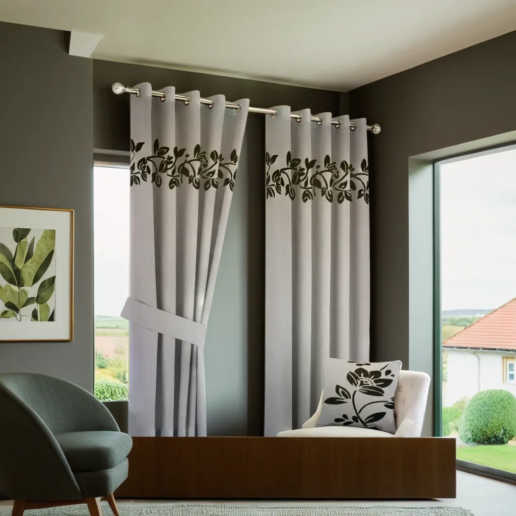 Floral Pattern Lasercut Curtain / Drapes In Premium Velvet Fabric
No Sales Tax Collected outside New York. Free Shipping to 48 states. Please visit Shipping Policy
DecorPassionsFloral Pattern Lasercut Curtain / Drapes