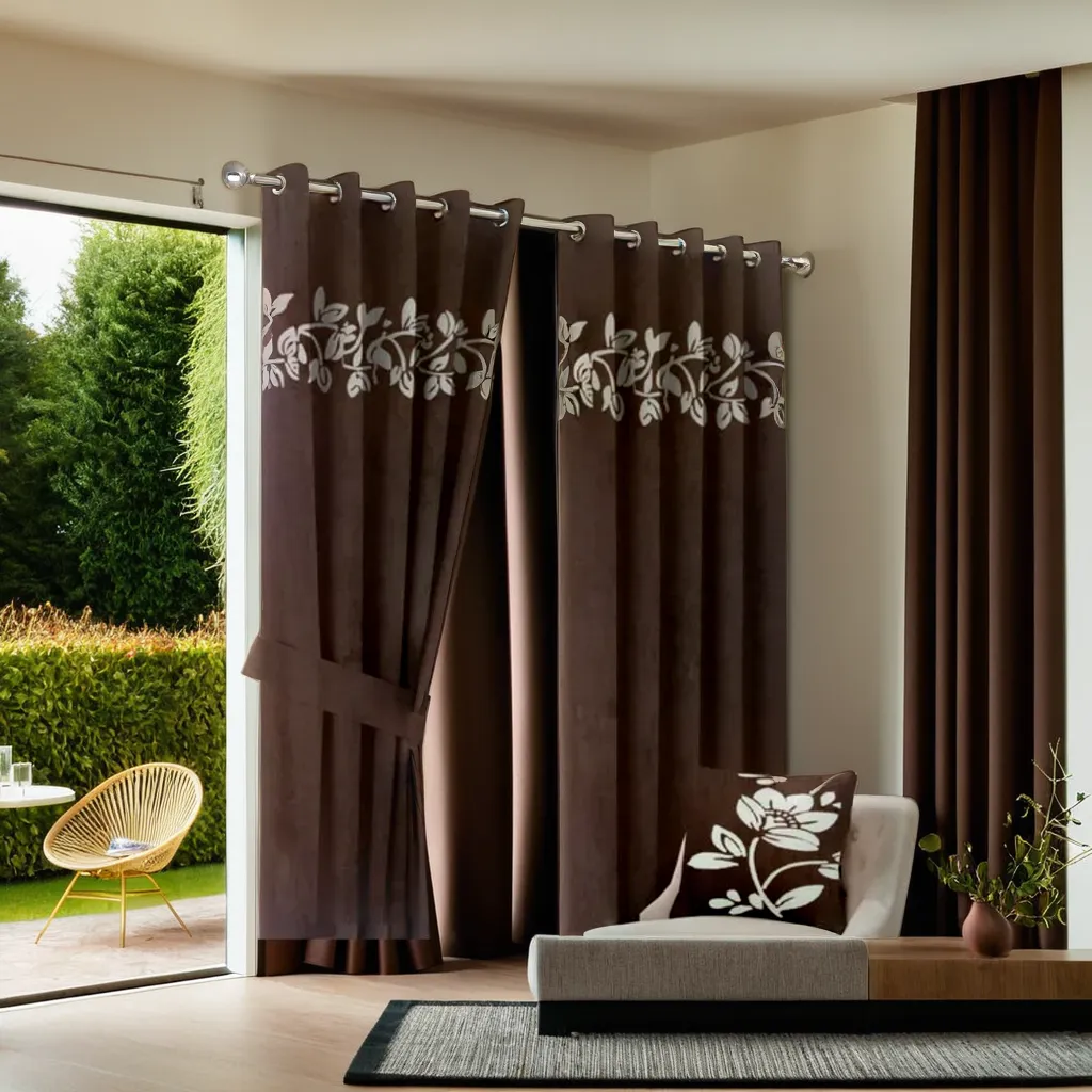 Floral Pattern Lasercut Curtain / Drapes In Premium Velvet Fabric
No Sales Tax Collected outside New York. Free Shipping to 48 states. Please visit Shipping Policy
DecorPassionsFloral Pattern Lasercut Curtain / Drapes